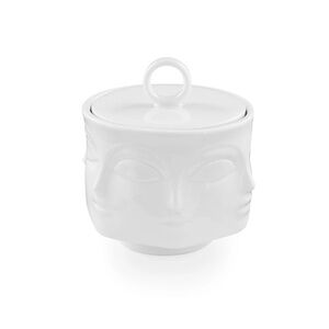 Jonathan Adler Dora Maar White Face Design Sugar Bowl